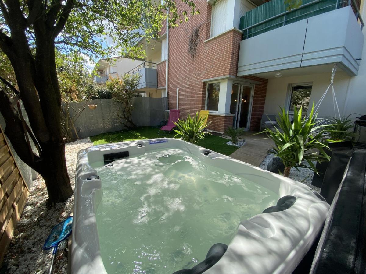 Apartmán Le Jungle : T2 Avec Jardin Et Jacuzzi Blagnac Exteriér fotografie