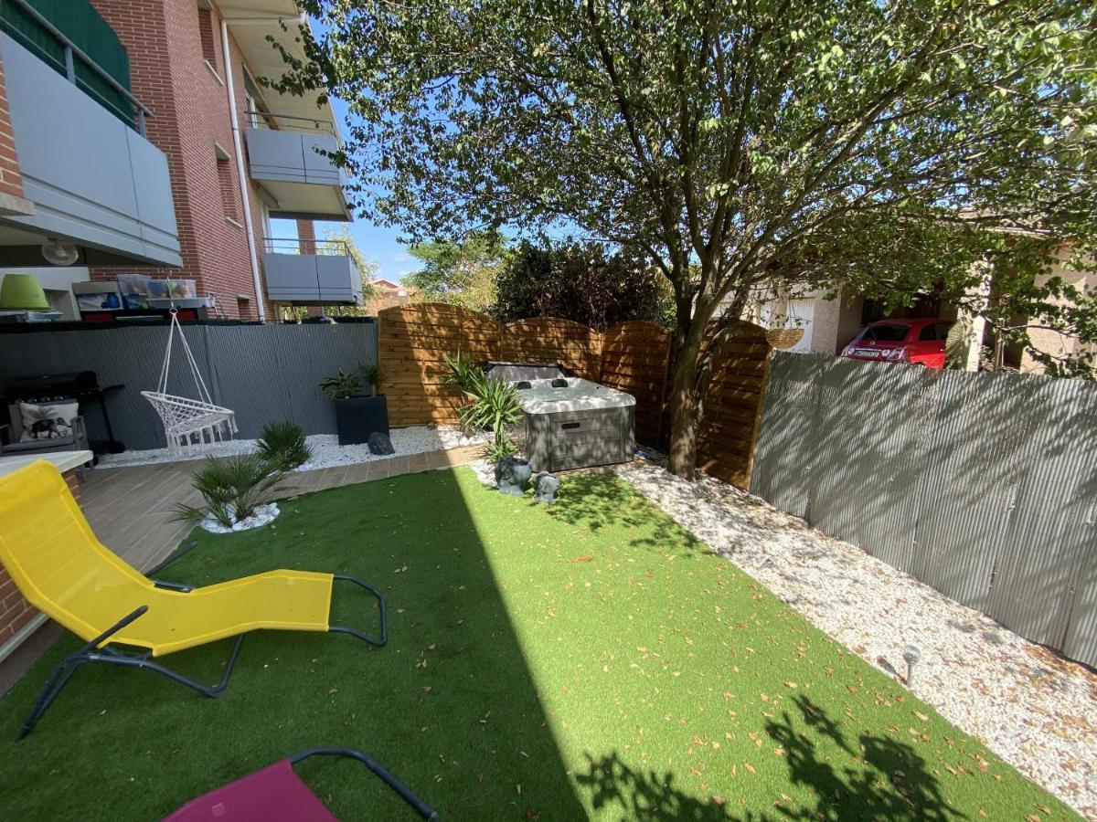 Apartmán Le Jungle : T2 Avec Jardin Et Jacuzzi Blagnac Exteriér fotografie